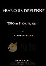 trio in f op.75 No.1 for 2 clarinets bassoons MR 2178 1989 PDF电子版封面