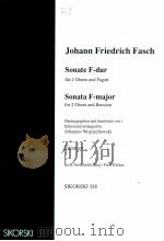 sonata f-dur for 2 oboes and bassoon 1956 PDF电子版封面