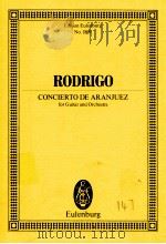 Concierto de Aranjuez for Guitar and Orchestra（1984 PDF版）