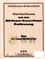 Variations on an African-American Folksong for Bass Quintet AV 2 1996 PDF电子版封面
