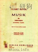 Music for Trumpet And brass Ensemble score（1972 PDF版）