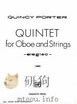 Quintet for Oboe and Strings elegiac 7.0055（1967 PDF版）