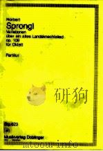 Variation über ein altes Landsknechtslied op.109 für Oktett partitur stp.623（1987 PDF版）