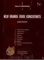Neuf Grands duos concertants pour clarinettes Si? Ⅶ-Prélude No.7（1974 PDF版）