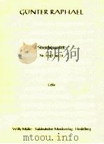 streichquartett Nr.6 in F op.54 PDF电子版封面 Günter Raphael