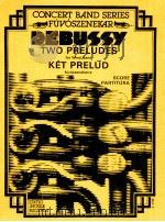 Two Preludes for wind band score Z.12 920 1987 PDF电子版封面