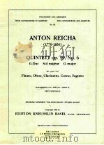 Quintet op.99 No.6 g major for flute oboe clarinet corno fagotto No.83（1983 PDF版）