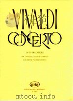 Vivaldi Concerto in Fa Maggiore per 3 Violini Archi E Cembalo RV 551 F.I No.34 P.278 Z.6467 1971 PDF电子版封面