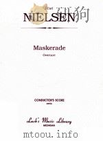 Maskerade Overture conductor's score 09936 PDF电子版封面 Carl Nielsen
