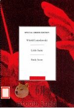 Little Suite for Orchestra 1987 PDF电子版封面