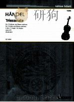 Triosonate fur zwei Violinen und Basso continuo for 2 Violins and Basso continuo F major opus 2/5 1957 PDF电子版封面