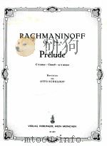 OP.3 NR.2 Prelude C# minor·Cismoll·ut # mineur 5 PDF电子版封面 S.Rachmaninoff