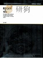 trio for violin viola and piano b minor ed 1004（1913 PDF版）