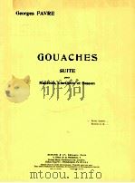 gouaches suite for hautbois clarinet et bassoon（1957 PDF版）