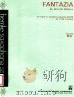 fantazia for saxophone quartet ss-913（1970 PDF版）