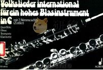 Volkslieder international fur ein hohes Blasinstrument in C do.ut ed 6832 1979 PDF电子版封面