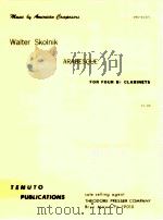 Arabeque for Bb clarinet（1987 PDF版）