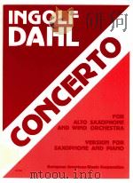 concerto version for saxophone and piano（1979 PDF版）