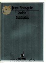 suite for four saxophones 1990 PDF电子版封面