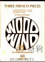 Three French Pieces for Oboe and Piano the chester woodwind series（1956 PDF版）