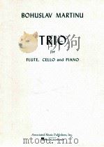 Trio for Flute Cello and Piano（1950 PDF版）