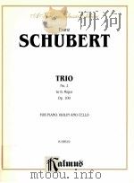 Trio No.2 in E? Major Op.100 for Piano violin and Cello K 09619 PDF电子版封面 Franz Schubert