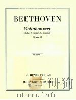 violinkonzert D major opus 61 violine Ⅰ OB 14580 1990 PDF电子版封面