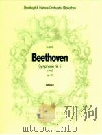 Symphonie Nr.5 c-moll op.67 Violine Ⅰ Nr.5235 1996 PDF电子版封面