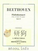 violinkonzert D major opus 61 violoncello OB 14580   1990  PDF电子版封面     