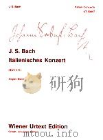 Italian concerto BWV 971 engle UT 50057 1977 PDF电子版封面 Johann Sebastian Bach