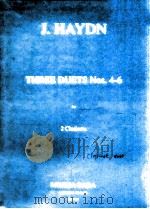 Three duets Nos.4-6 for 2 clarinets MR 1968（1980 PDF版）
