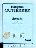 Sonata for B-Flat Clarinet and Piano 1989 PDF电子版封面
