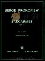 Sarcasmes Op.17 fur Klavier Originalausgabe 1971 PDF电子版封面