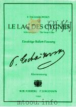The Swan Lake One Act Ballet Version Piano Score（1952 PDF版）