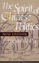 THE SPIRIT OF CHINESE POLITICS  NEW EDITION（1992 PDF版）
