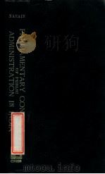 PARLIAMENTARY CONTROL OF PUBLIC ADMINISTRATION IN INDIA（1981 PDF版）