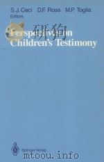 Perspectives on Children's Testimony（1989 PDF版）