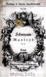 SCHUMANN  zn a n f r e d op.115 tenor nr.100（ PDF版）