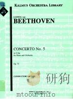 Concerto No.5 in E flat for Piano and Orchestra Op.73 PDF电子版封面 Beethoven Ludwig van