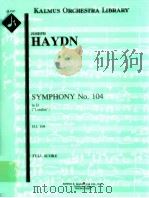 Symphony No.104 in D PDF电子版封面 Haydn Joseph
