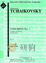 Concerto No.1 for Piano and Orchestra in B flat minor Op.23 PDF电子版封面 Tchaikovsky Peter Ilich