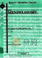 Piano Concerto No.2 in D minor Op.40 PDF电子版封面 Mendelssohn Felix