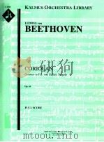 Coriolan Overture to H.J.von Collin's Tragedy Op.62 full score A 1265 PDF电子版封面 Ludwig van Beethoven