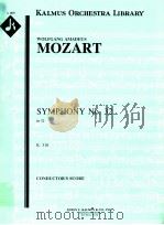 Symphony No.32 in G K.318 condctor's score A 1807 PDF电子版封面 Wolfgang Amadeus Mozart