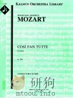 Così Fan Tutte Overture K.588 condctor's score A 1739 PDF电子版封面 Wolfgang Amadeus Mozart