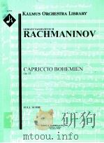 Capriccio Bohemien Op.12 full score A3994 PDF电子版封面
