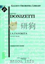 La Favorita Ballet Music condctor's score A 4811 PDF电子版封面 Gaetano Donizetti