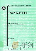 Don Pasquale Overture full score A 1410 PDF电子版封面