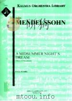A Midsummer Night's Dream Dance of the Clowns full score A6246（ PDF版）