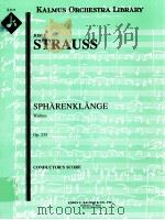 Sph?renkl?nge Waltzes Op.235 conductor's score A 2111 PDF电子版封面 Josef Strauss